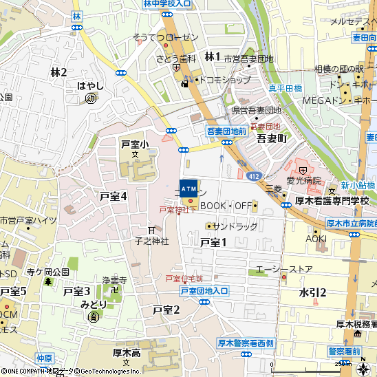 Ｆｕｊｉ戸室店付近の地図